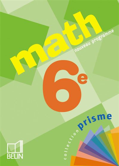 Math 6e - Nadine Jacob - broché