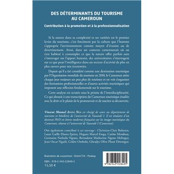 Des déterminants du tourisme au Cameroun