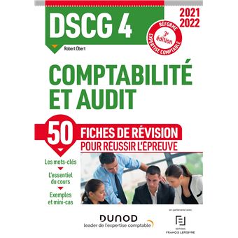 DSCG 4 Comptabilité et audit - Fiches de révision 2021/2022
