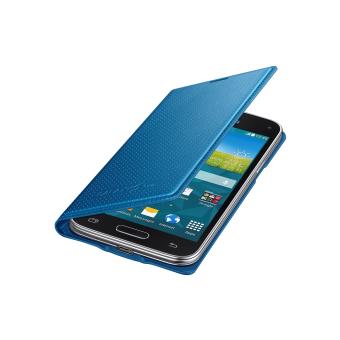 Samsung Flip Cover EF-FG800B - Étui à rabat pour téléphone portable - bleu électrique - pour Galaxy S5 Mini