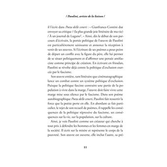 Pasolini, corps vu - corps nu