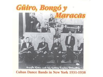 Guiro bongo and maraccas