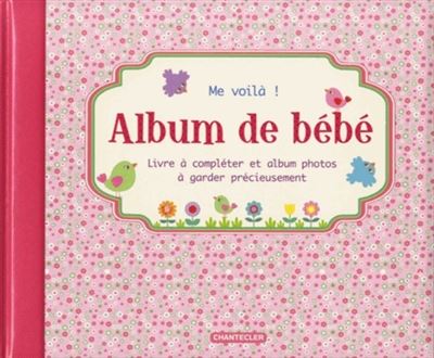 Me voila! album de bebe (rose)