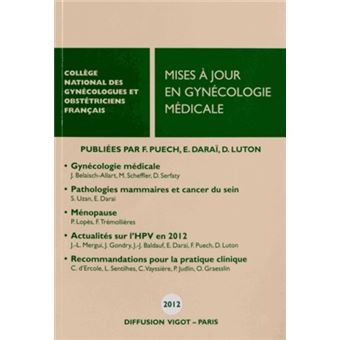 Mises à jour en gynécologie médicale