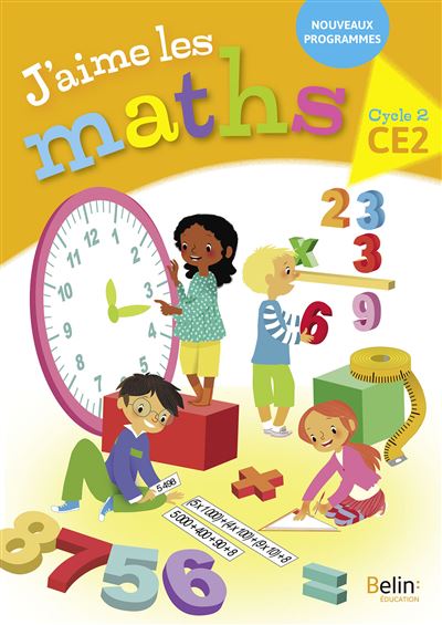 J'aime les maths CE2 Fichier d'activités Workbook