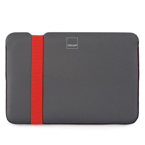 Housse Acme Made Skinny pour MacBook 12 Gris et Orange