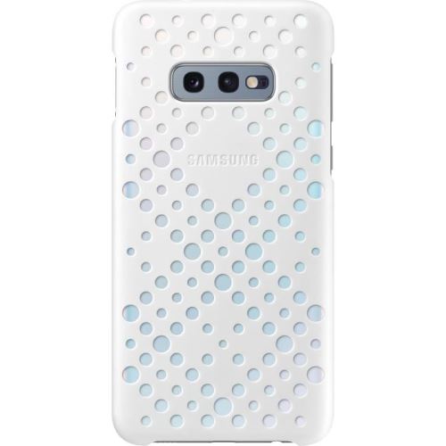 Samsung Galaxy S10E Pattern Cover White/Yellow