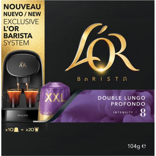L'or Barista Espresso XXL Lungo Profondo 8 Capsules UTZ SG 10PCX5 IN