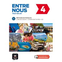 Entre nous 4 b2 eleve+cahier l+cd