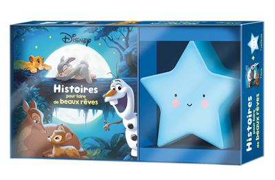 DISNEY - Hors série - Coffret histoires et veilleuse pour faire de beaux rêves