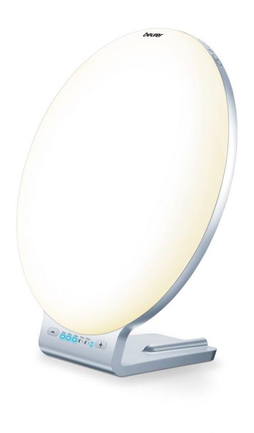 Beurer Lampe de lumière du jour TL 90, lampe de luminothérapie à  inclinaison variable, affichage de la durée du traitement, blanc | pack de 1