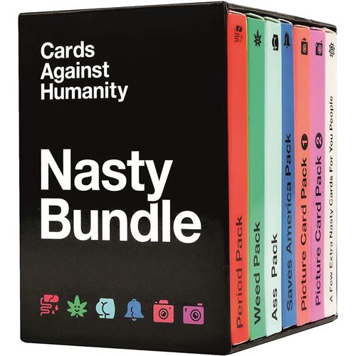 Jeux de Sociéte Cards Against Humanity Nasty Bundle 999 Games Versiion En Anglais