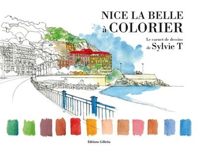 Nice la Belle à colorier