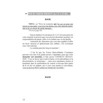 Récupérer votre autorité parentale...