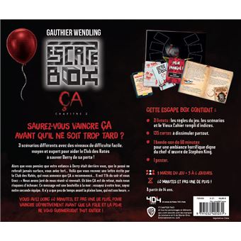 Escape Box - ÇA chapitre 2 - Quelle est votre plus grande peur ?