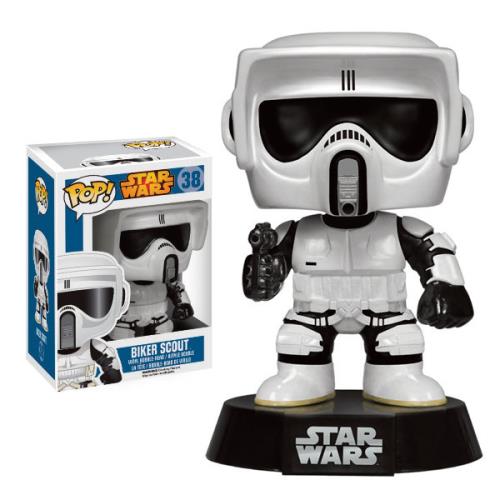 Figurine Funko Pop Star Wars Vinyl 38 Biker Scout ! 9 cm