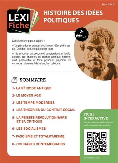 Histoire des idées politiques - David Forest - broché