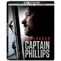 Capitaine Phillips Édition Limitée Steelbook Blu-ray 4K Ultra HD