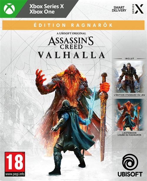 Pochette avant du jeu Assassin's Creed® Valhalla Edition Ragnarök Xbox Series X