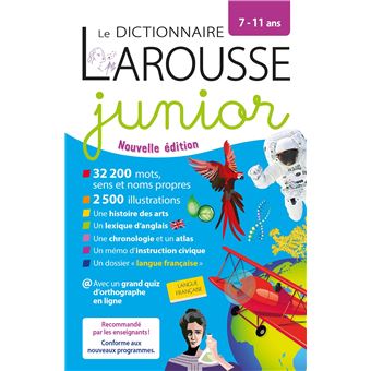 Larousse Dictionnaire Junior 7 11 Ans Export Broche Inconnus Achat Livre Fnac
