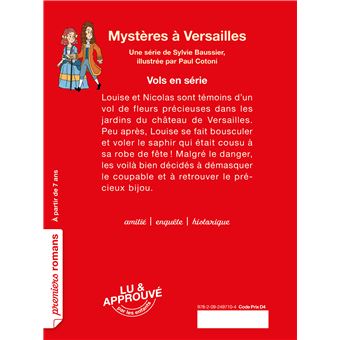 Mystères à Versailles - Vols en série