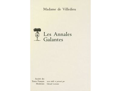 Les Annales galantes - Tome I