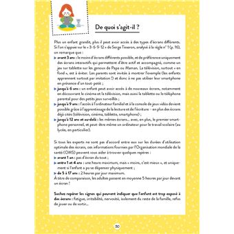 Ecrans, les bonnes pratiques expliquées aux enfants