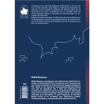 La Guerre des rues et des maisons du Maréchal Bugeaud