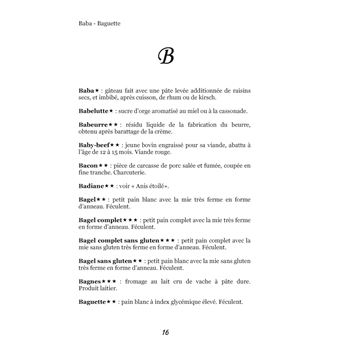 Dictionnaire alimentaire de l'ostéoporose