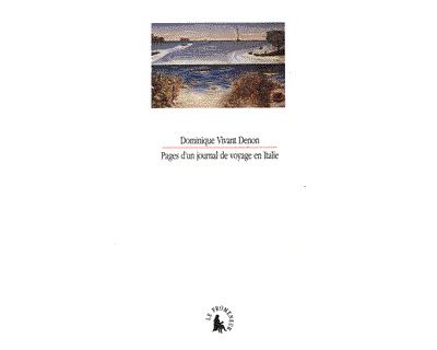 Pages d'un journal de voyage en Italie