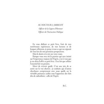 De la valeur des lois en Radiesthésie