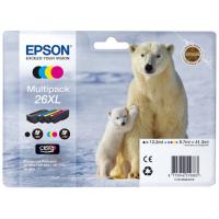 Cartouches d'encre Epson Série Ours Polaire 26 XL - Multipack 4 cartouches