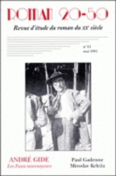 André Gide les faux-monnayeurs