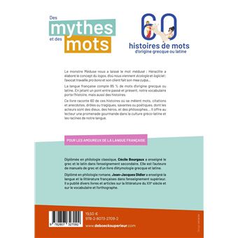 Des mythes et des mots
