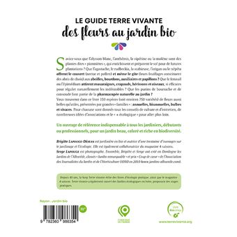 Le Guide Terre vivante des fleurs au jardin bio