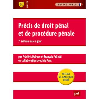 Precis De Droit Penal Et De Procedure Penale Broche Frederic Debove Francois Falletti Achat Livre Fnac
