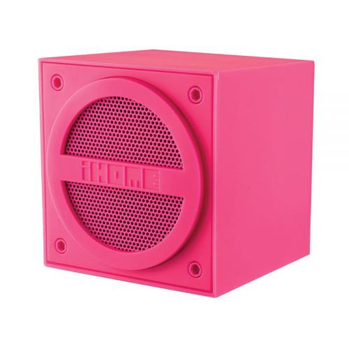 IHOME IBT16 BT RECHARGEABLE MINI SPEAKER CUBE - PINK-