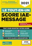 Le tout-en-un Score IAE-MESSAGE - Plus de 3200 QCM - 11 tests blancs - fil d'actu offert