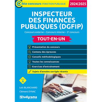 Inspecteur Des Finances Publiques (DGFiP) – Tout-en-un (Catégorie A ...