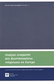 Analyse comparée des discriminations religieuses en europe