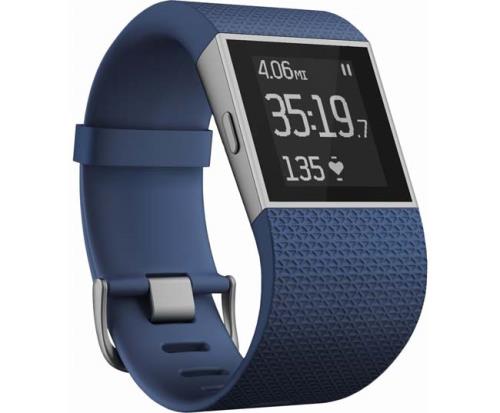 Montre Sport Fitbit Cardio + GPS Surge BleuTaille L