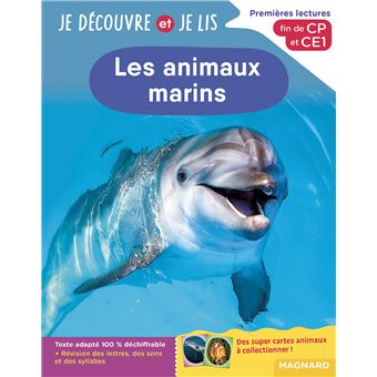 Je découvre et je lis CP et CE1 - Les animaux marins