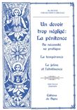 Un devoir trop négligé, la pénitence
