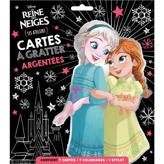 LA REINE DES NEIGES 2 - Les Ateliers - Cartes à gratter argentées - Disney