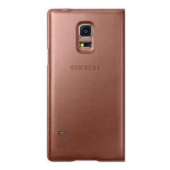 Samsung Flip Cover EF-FG800B - Étui à rabat pour téléphone portable - rose gold - pour Galaxy S5 Mini