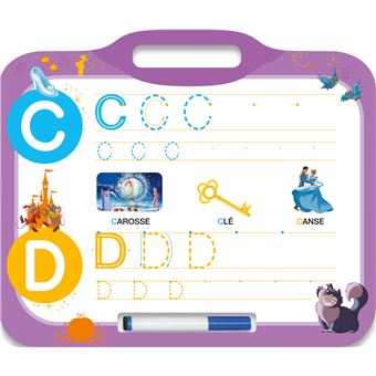 Disney - Les grands Classiques - Ardoise J'écris les lettres majuscules  (3-6 ans)