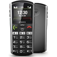 Doro Primo 406 mobiltelefon, Kártyafüggetlen, Ezüst/Fekete