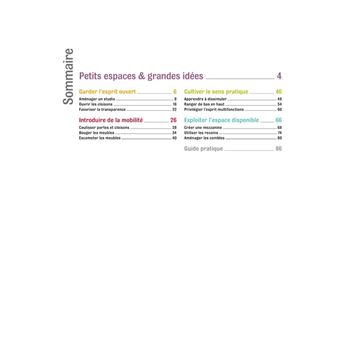 Petits espaces et grandes idées