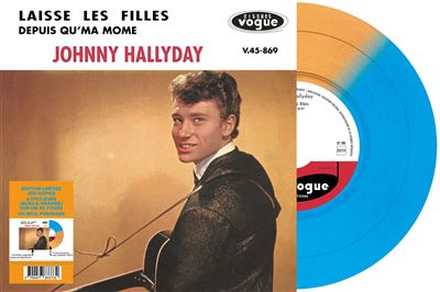 Laisse Les Filles Edition Limitée Vinyle Bicolore Orange et Bleu