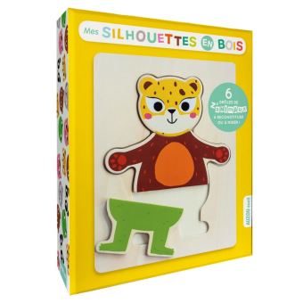 Mes silhouettes en bois - les drôles de z'animaux à reconstituer